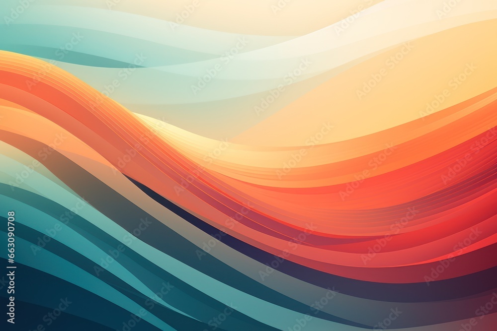 Obraz premium abstract colorful waves background