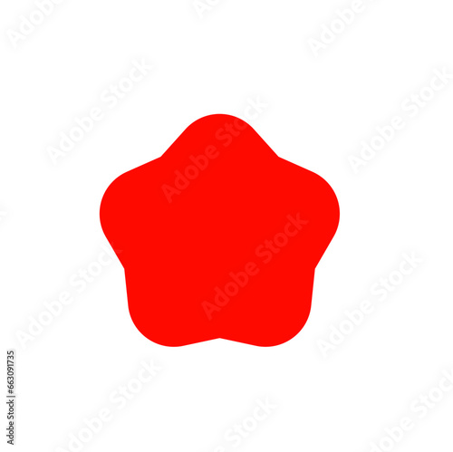 red star or sun shaped sale stickers. Promotional sticky notes and labels.
