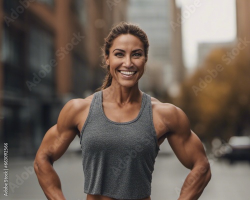 strong female muscles