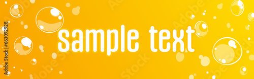 背景イラスト_泡_ゴールド