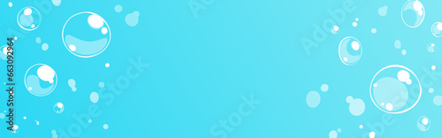 背景イラスト_水中の泡