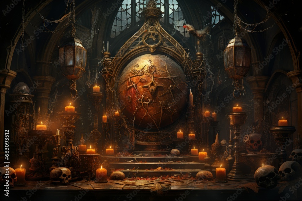 Cursed amulets of forgotten sorcery, imbued with ancient spells and ...