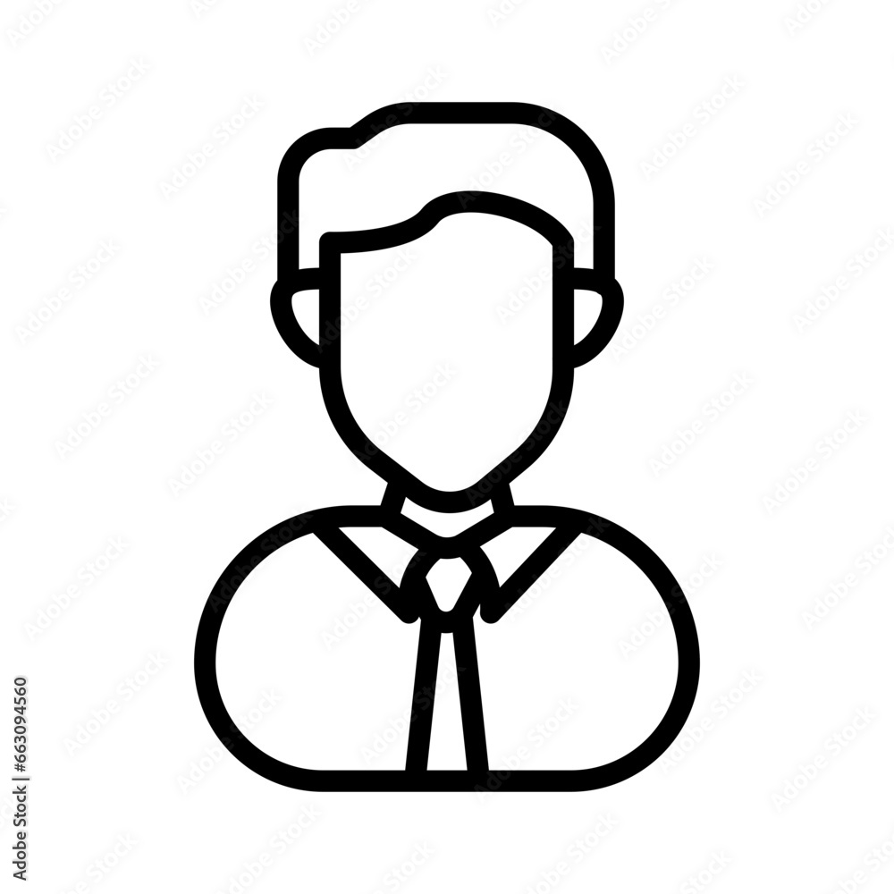 Business Man icon in vector. Illustration Business Man icon in vector. Illustration