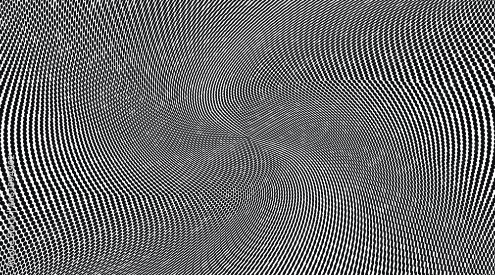 Dark spiral halftone swirl pattern texture background
