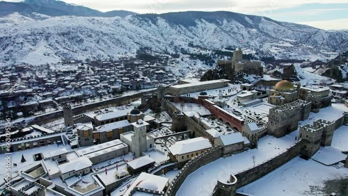 Rabati castle at the winter photo