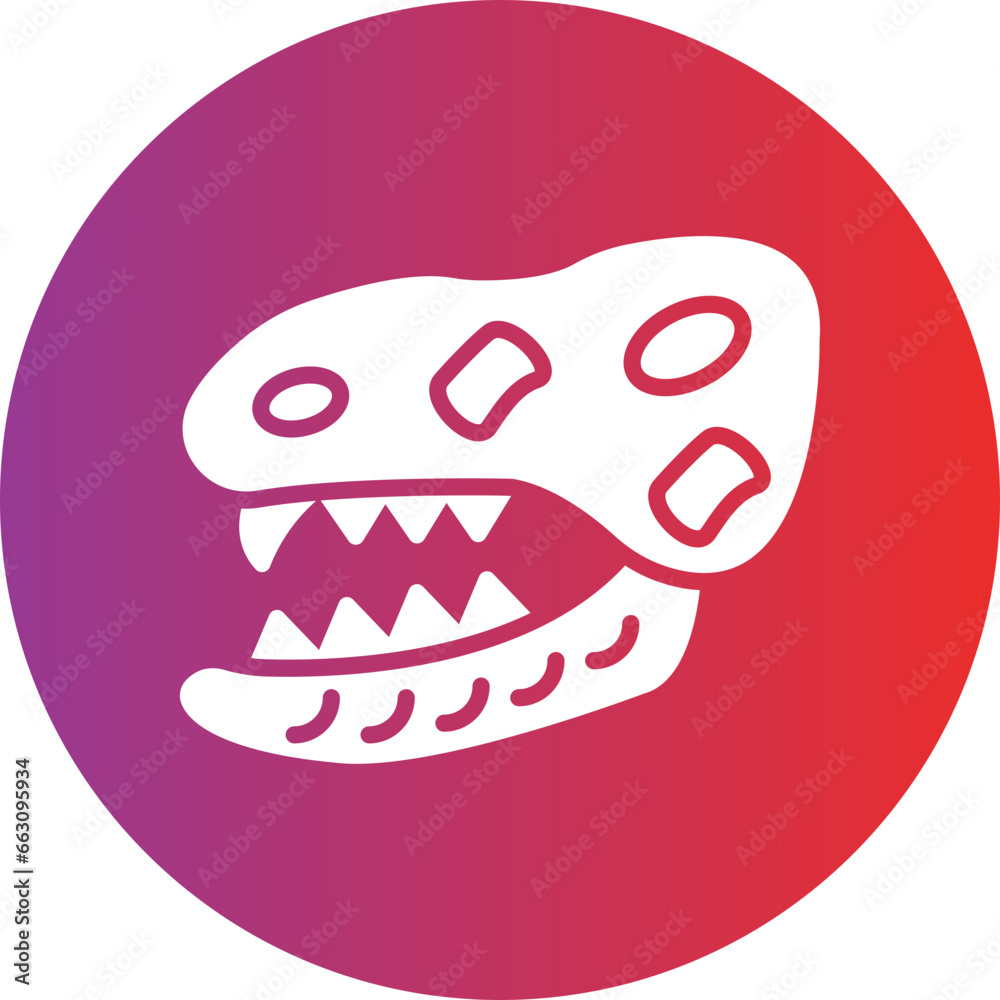 Vector Design Dinosaur Fossil Icon Style Vector Design Dinosaur Fossil Icon Style