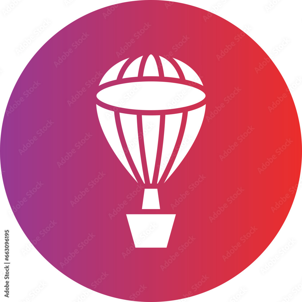 Vector Design Hot Air Balloon Icon Style Vector Design Hot Air Balloon Icon Style