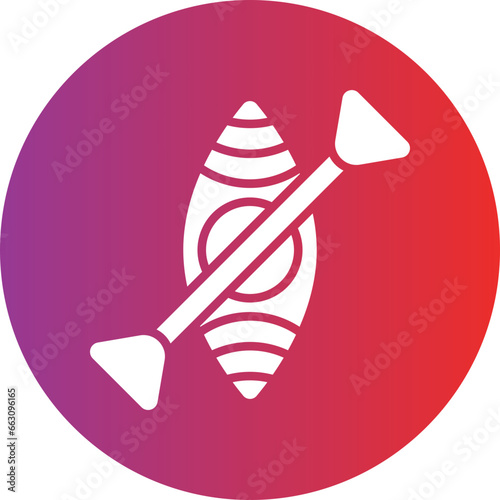 Vector Design Kayak Icon Style