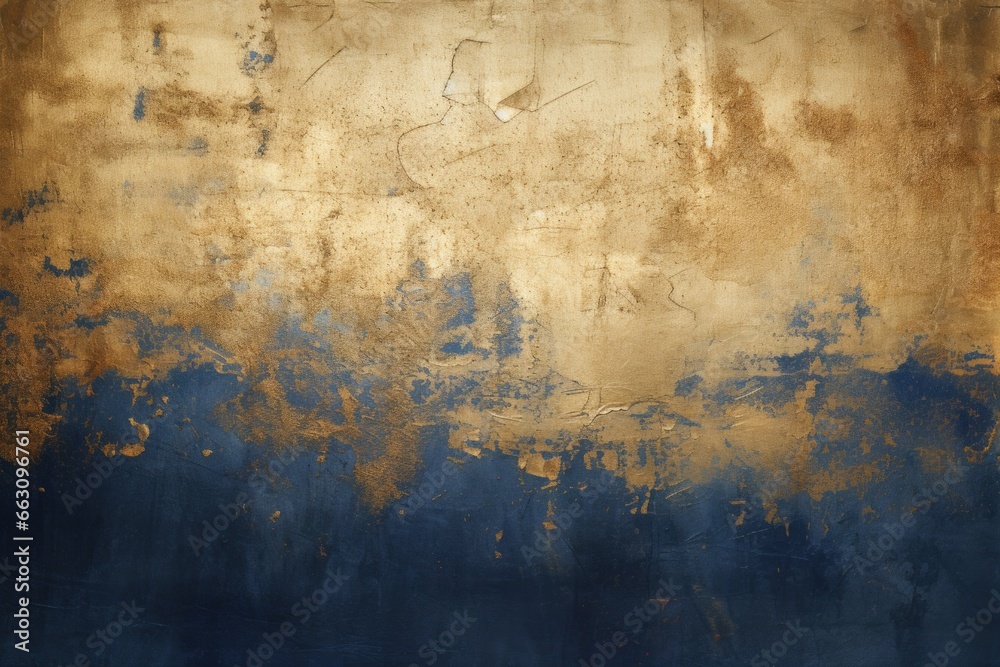 Abstract blue gold background Abstract blue gold background
