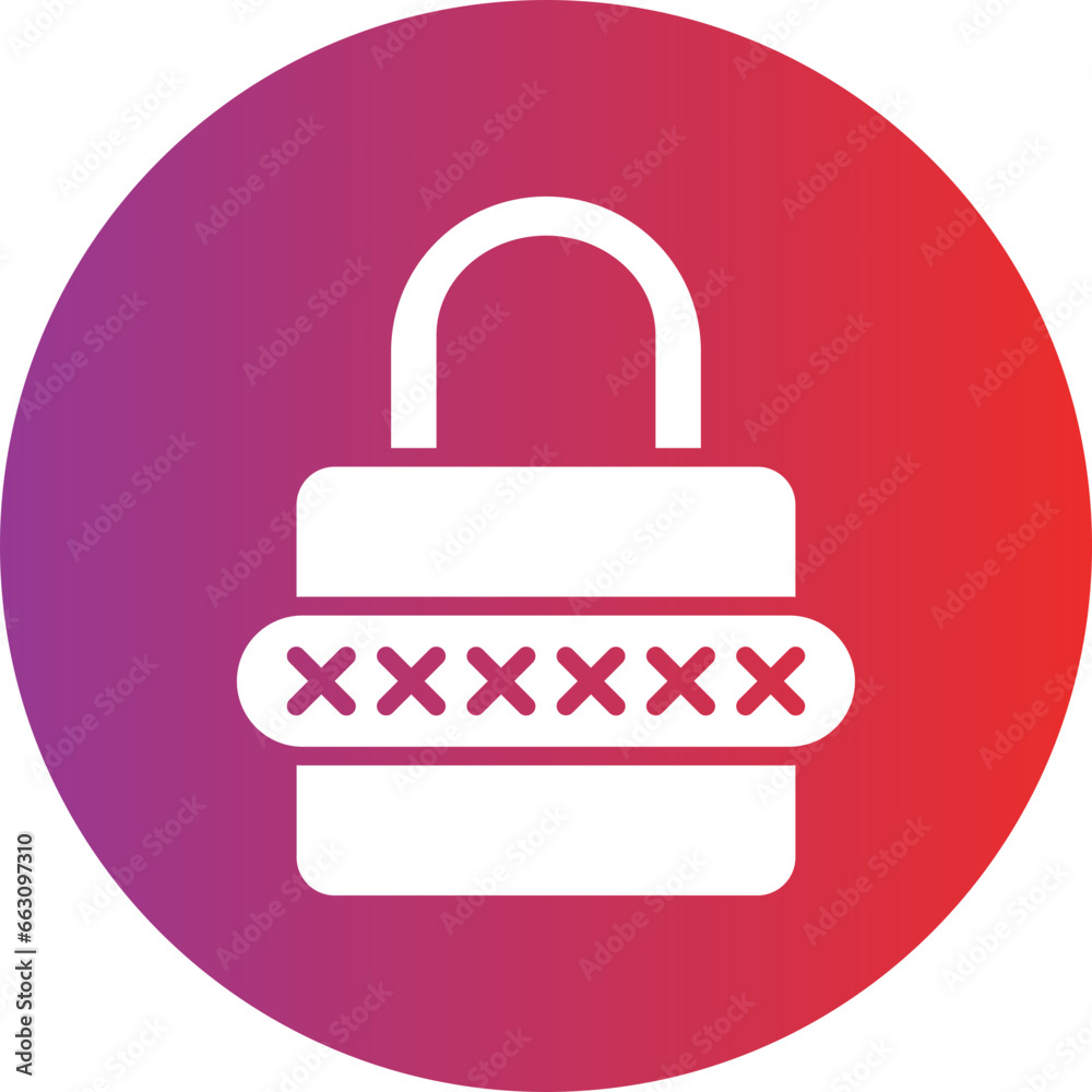 Vector Design Password Icon Style Vector Design Password Icon Style