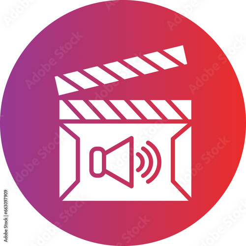 Vector Design Casting Call Icon Style
