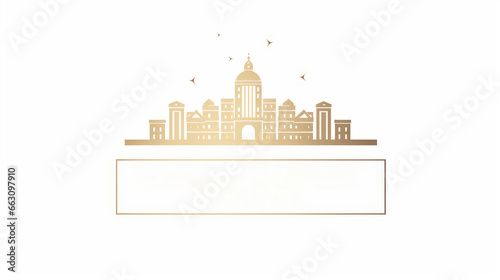 Logo of a luxury real estate or construction company on a white background.