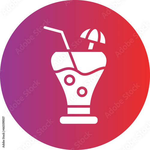Vector Design Pina Colada Icon Style