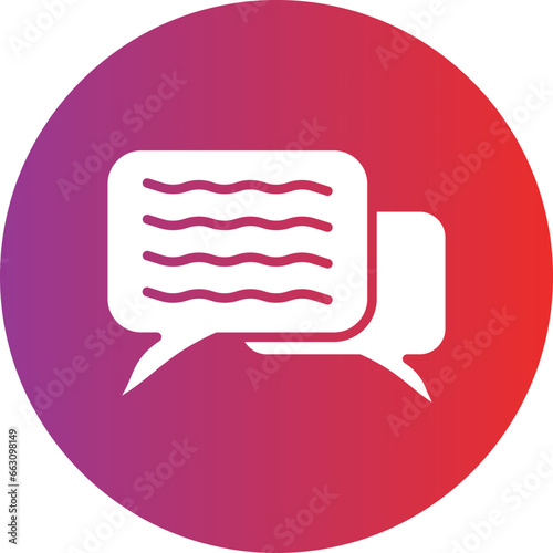 Vector Design Chat Icon Style