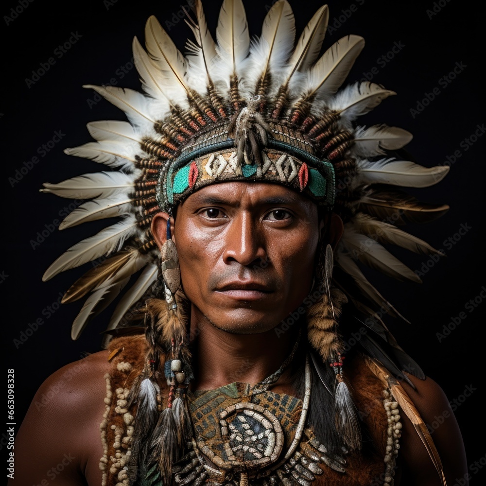 Fototapeta premium Native indian