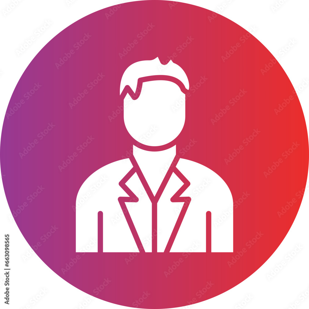 Vector Design Scientist Icon Style Vector Design Scientist Icon Style