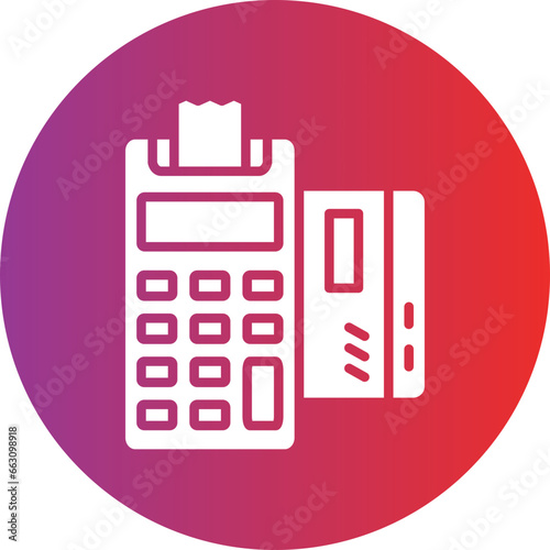 Vector Design Card Machine Icon Style