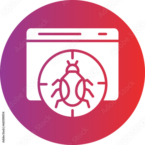 Vector Design Debug Icon Style