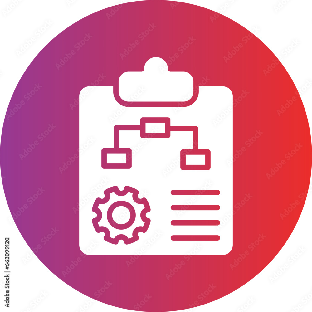 Vector Design Project Plan Icon Style Vector Design Project Plan Icon Style