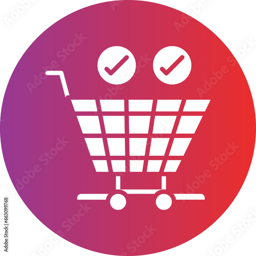 Vector Design Checkout Icon Style