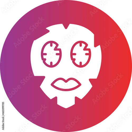 Vector Design Face Mask Icon Style