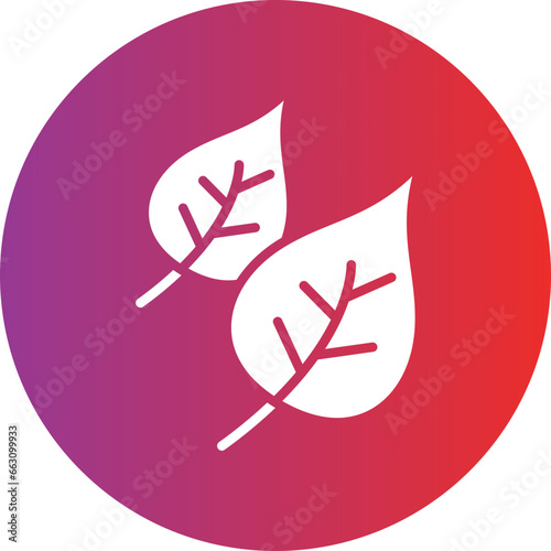 Vector Design Leaves Icon Style