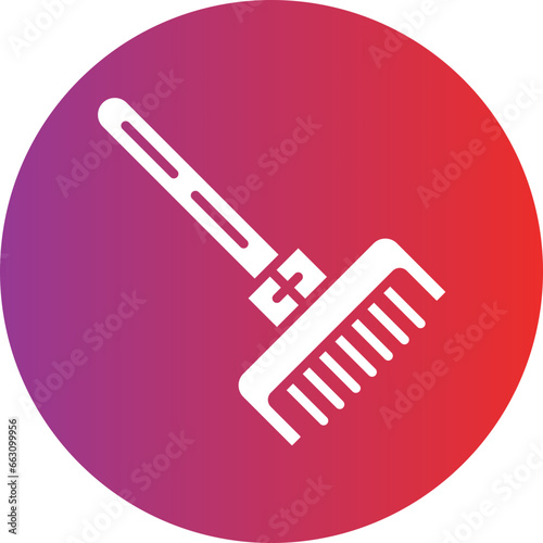 Vector Design Rake Icon Style