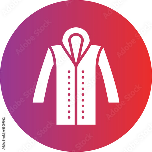 Vector Design Raincoat Icon Style
