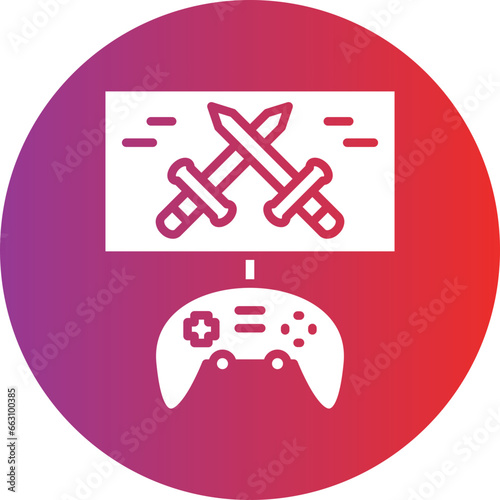 Vector Design Battle Royale Icon Style