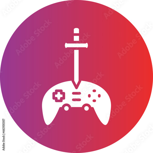 Vector Design Adventure Game Icon Style