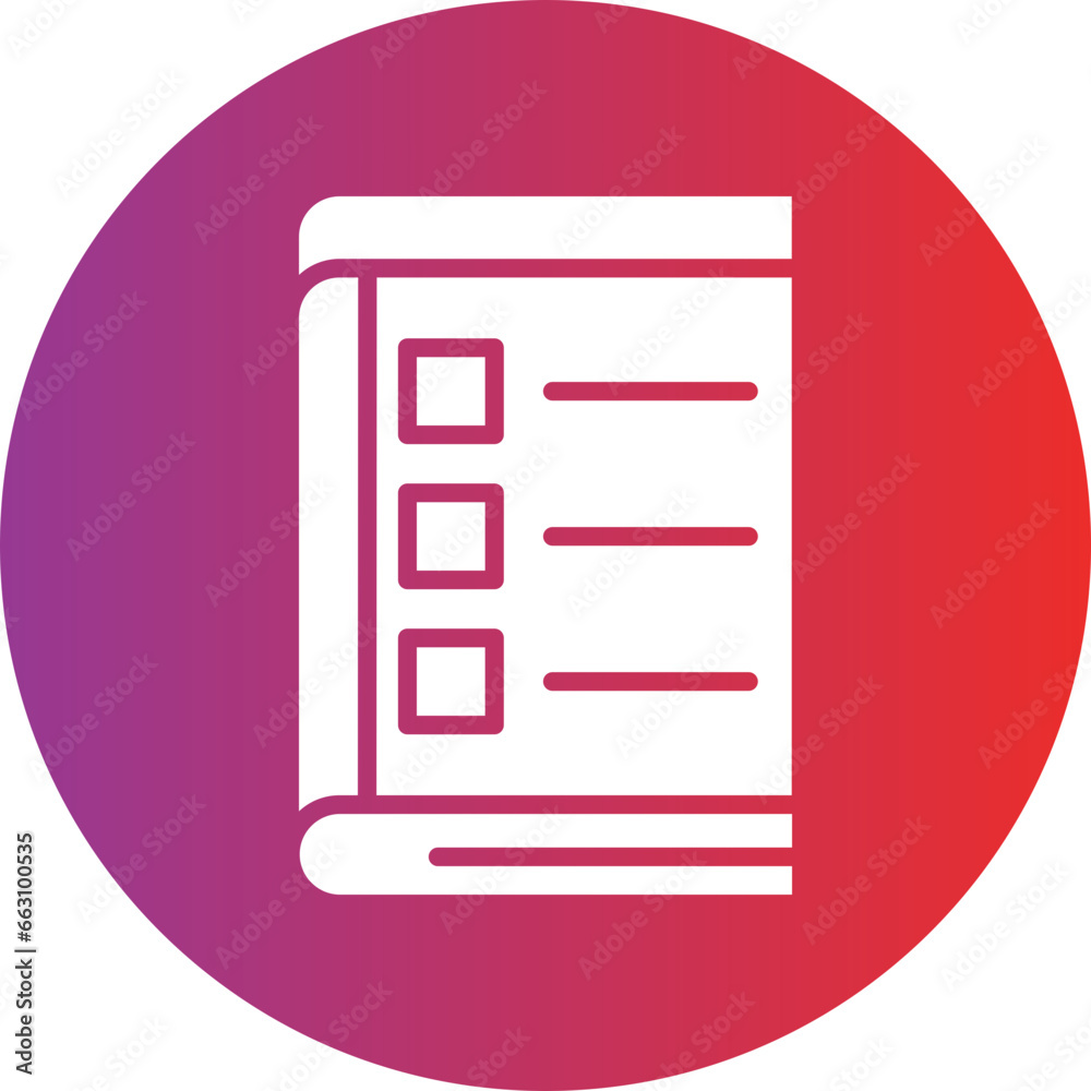 Vector Design Cataloguing Icon Style
