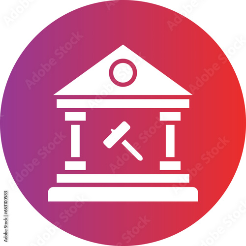 Vector Design Government Auction Icon Style