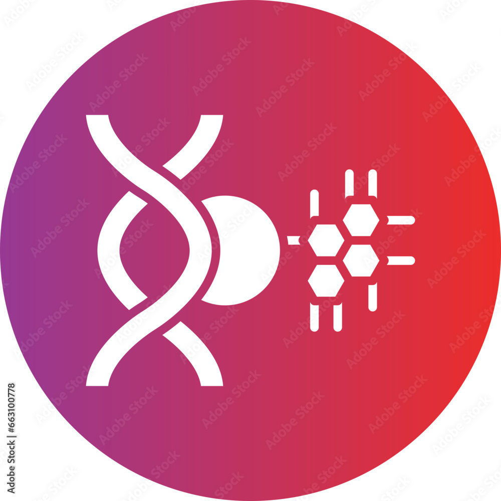 Vector Design Genetic Modification Icon Style Vector Design Genetic Modification Icon Style