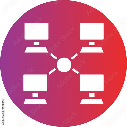 Vector Design Local Network Icon Style