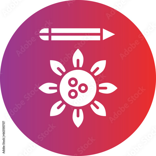 Vector Design Bio Art Icon Style