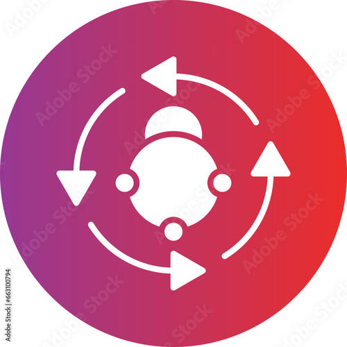 Vector Design Metabolism Icon Style