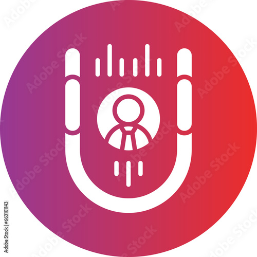 Vector Design Candidate Attraction Icon Style