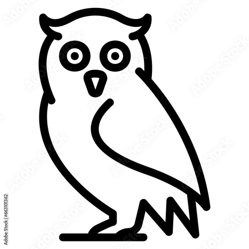 owl outline icon