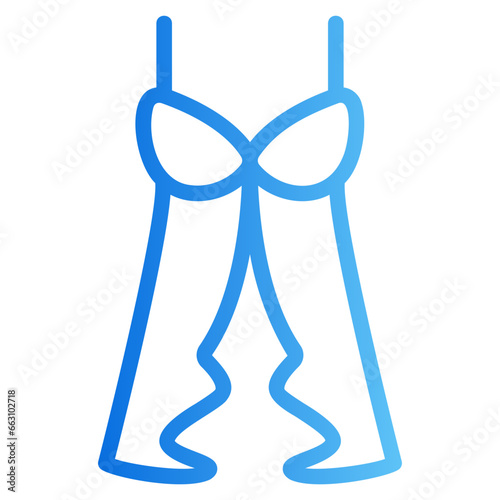 nightgown gradient icon