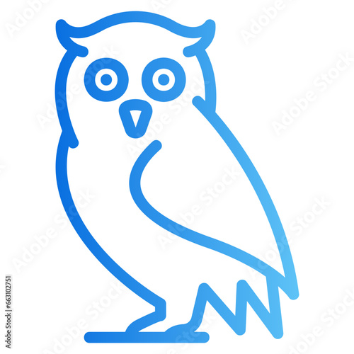 owl gradient icon