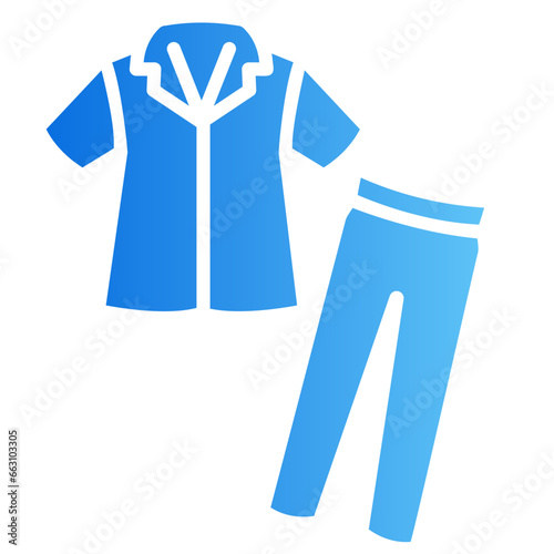 pyjamas gradient icon