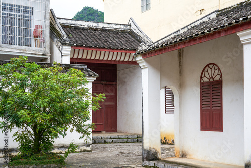 Southern residential buildings in the late Qing Dynasty in Longzhou, Guangxi, China, Yexiu Garden