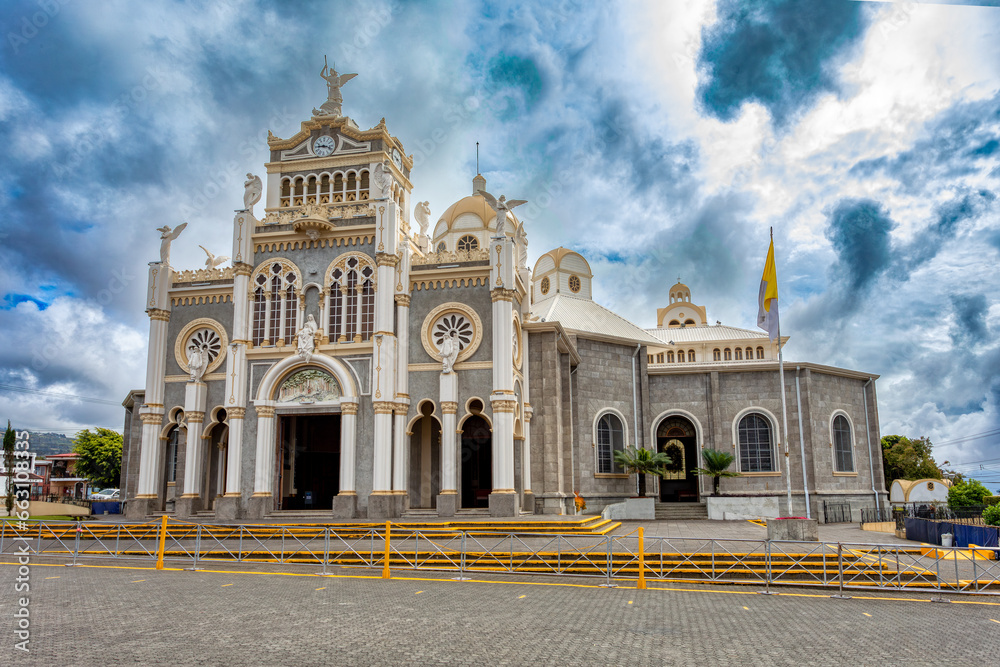 Basilica de Nuestra Senora de los Angeles (Our Lady of the Angels Basilica), Roman Catholic basilica in Costa Rica, located in Cartago and dedicated to Lady of the Angels