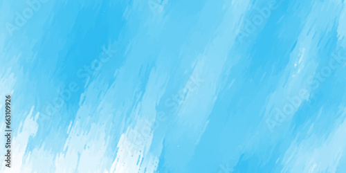 Blue turquoise aqua aquamarine color gradient background, Creative abstract hand painted background with deep sky color. creative background, a spot of heavenly colored primer rubbed on the surface 

