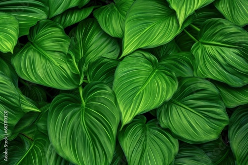 A plant with lots of large green leaves.