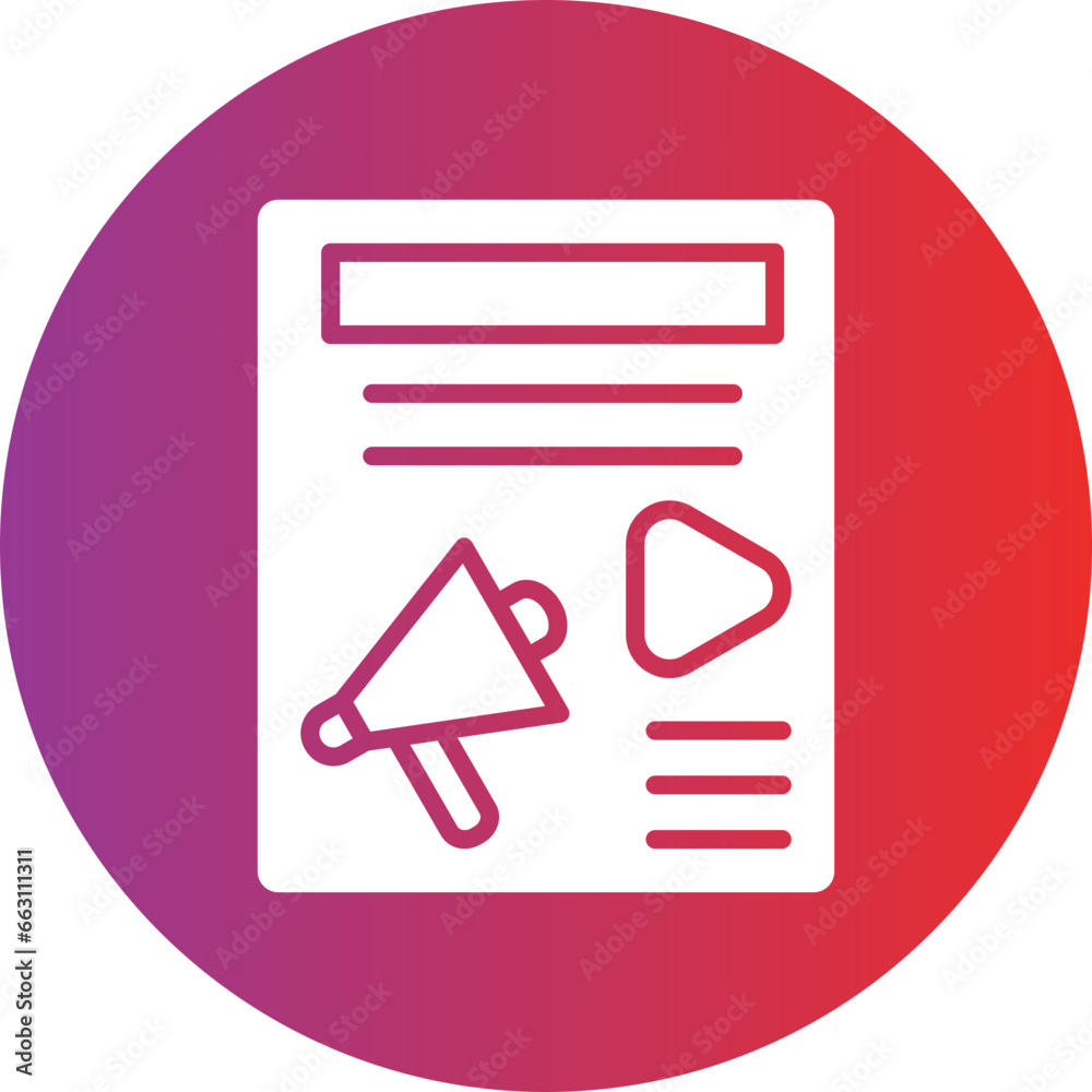 Advertorial Icon Style Advertorial Icon Style