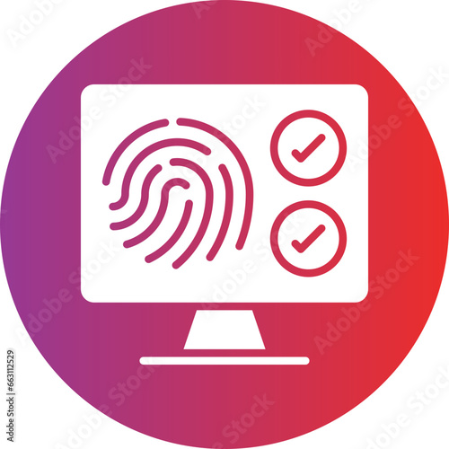 Biometrics Icon Style