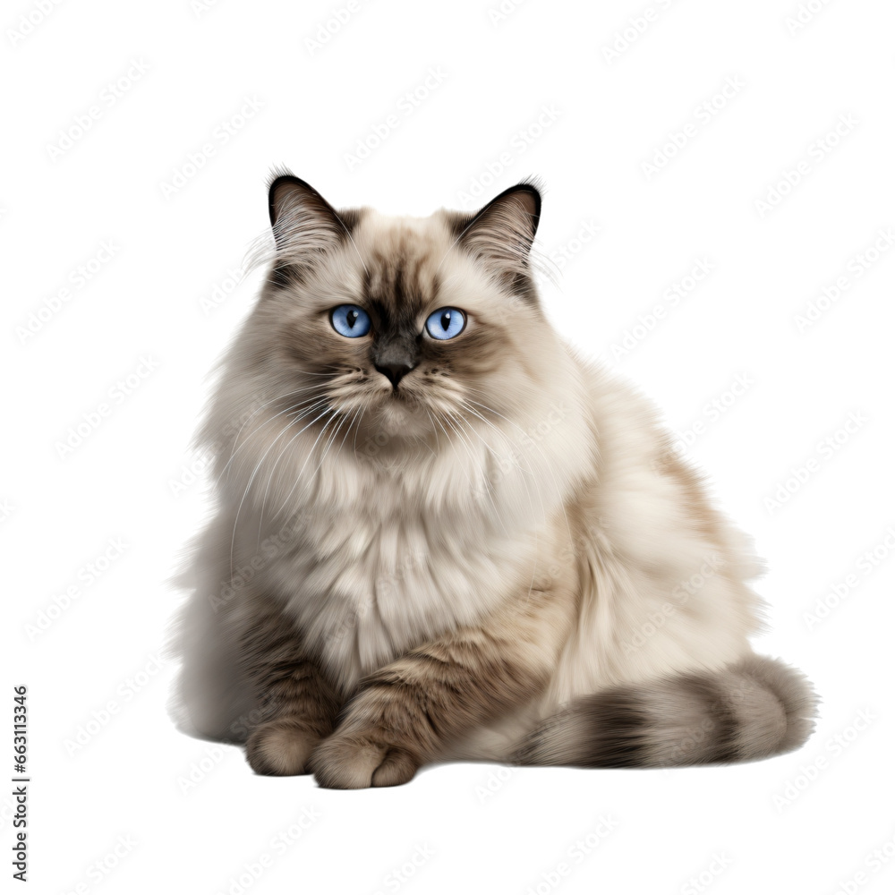 cat  isolated on transparent background