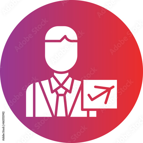 Airport Representative Icon Style