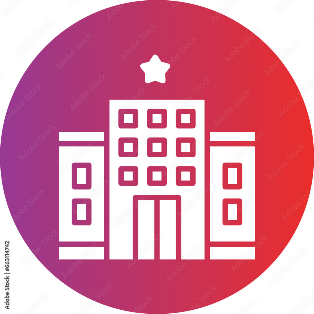 1 Star Hotel Icon Style 1 Star Hotel Icon Style